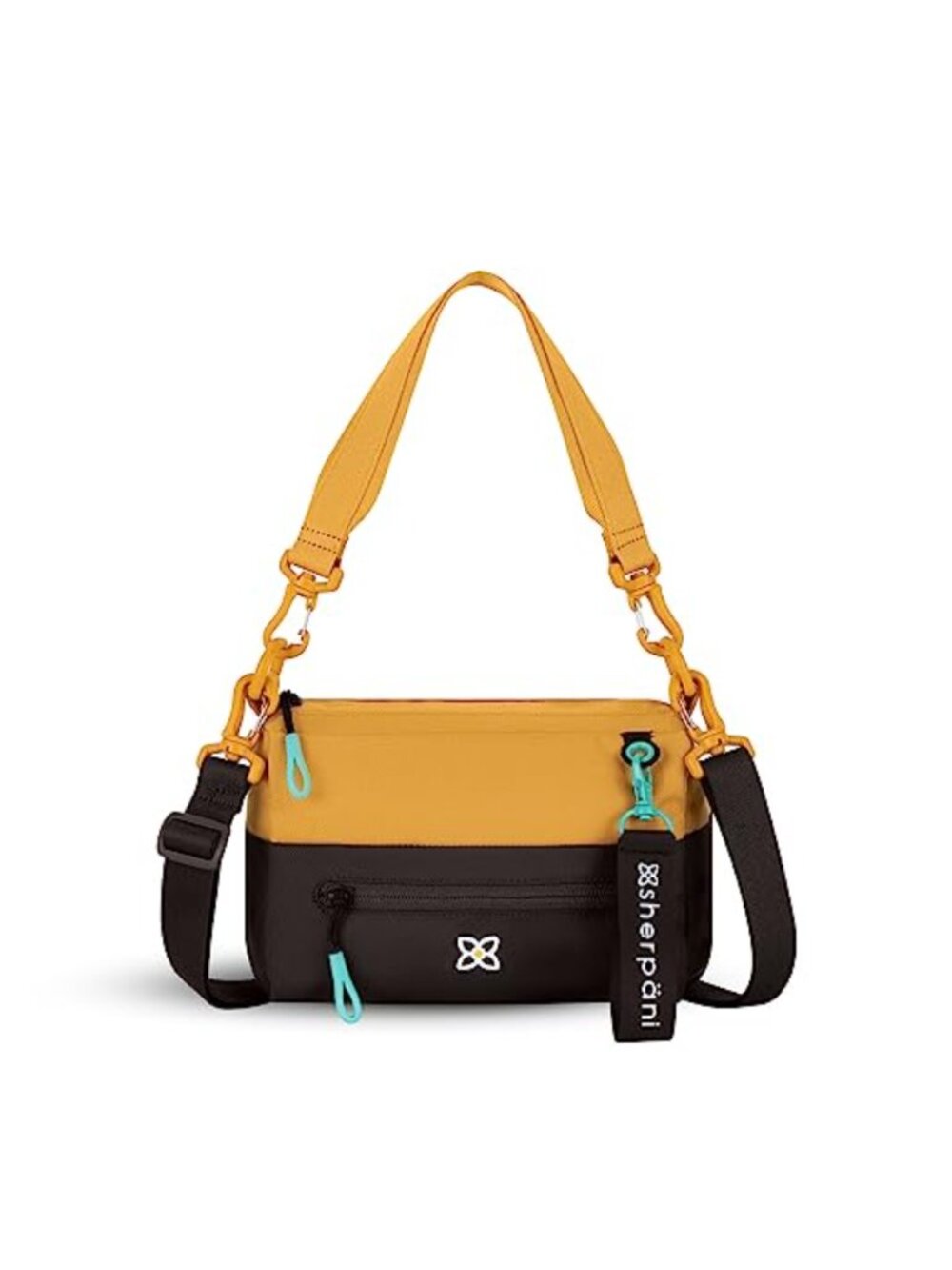 Small Nylon Crossbody Bag RFID Protection Recycled Lightweight Purse